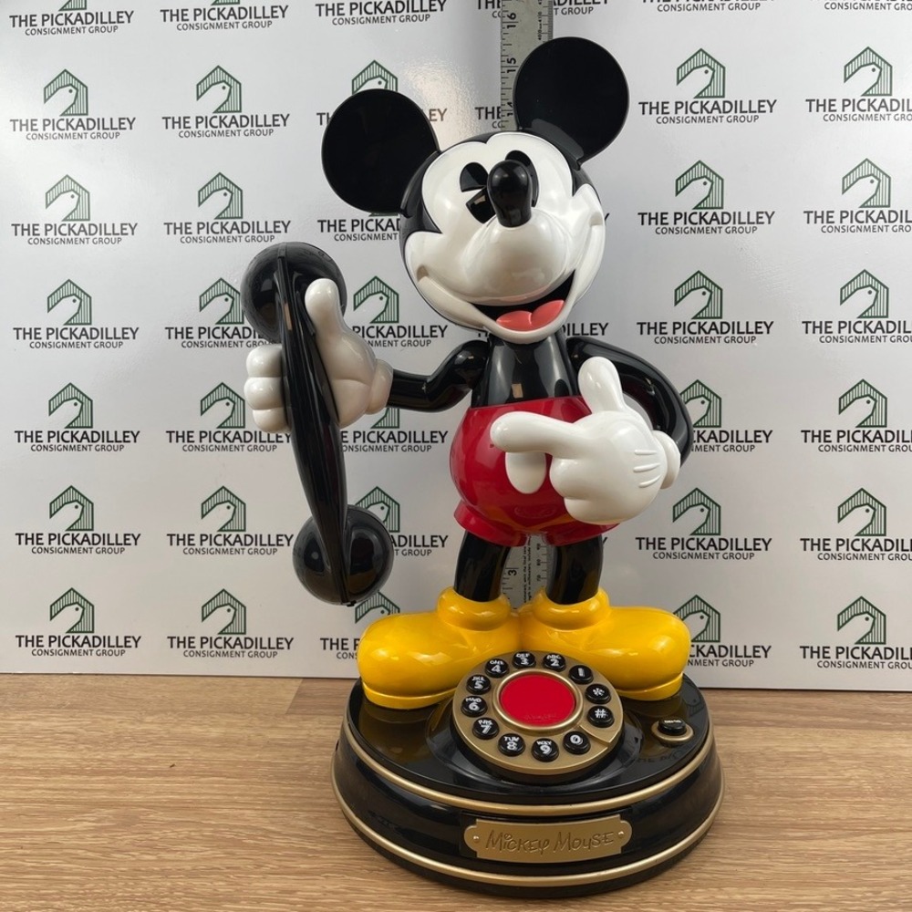 Vintage Telemania Mickey Mouse Animated Landline Telephone Model 1 Disney 15"